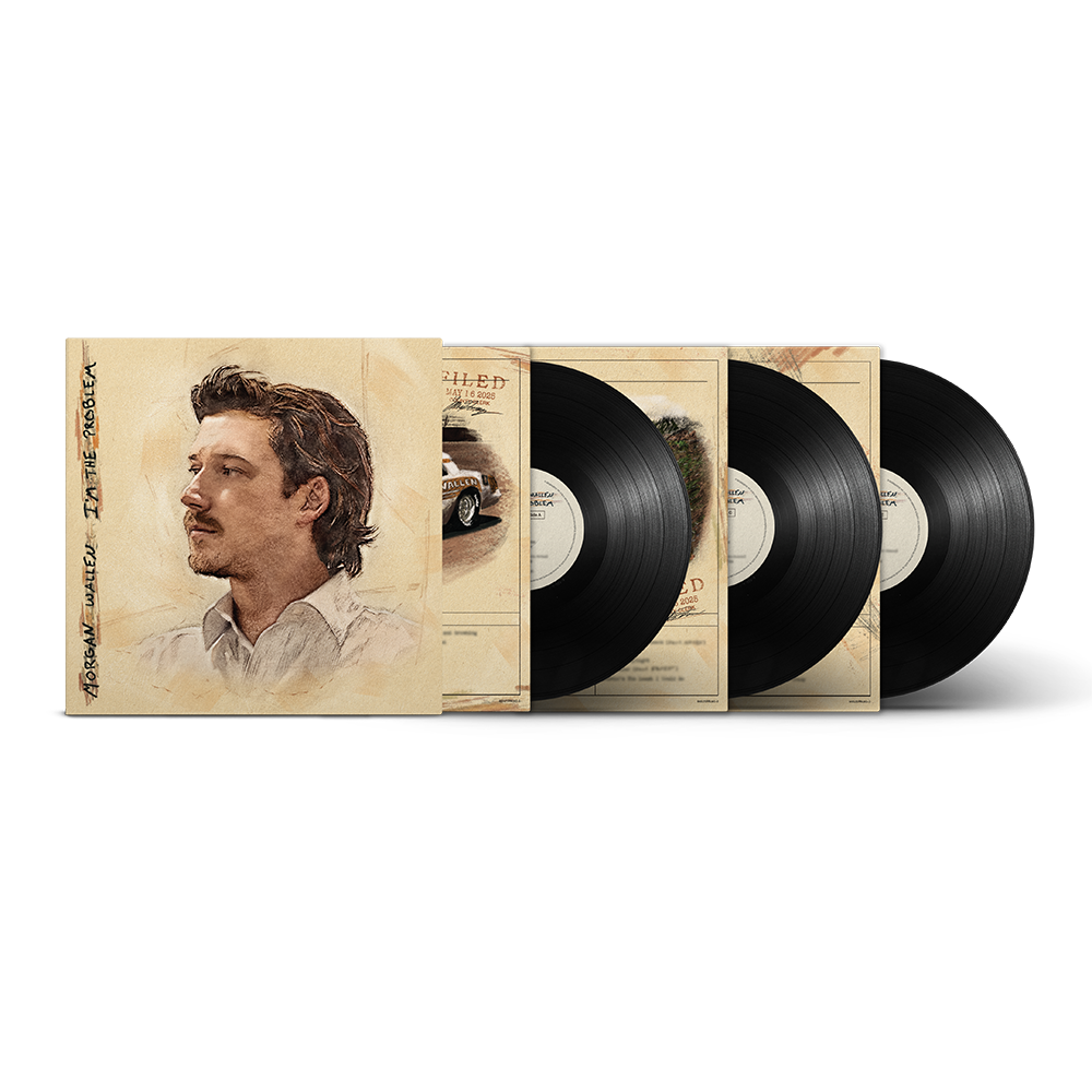 輸入3LP Morgan Wallen Im The Problem 7588639 REPUBLIC 未開封 /00780 I'm The Problem Black 3LP - Morgan Wallen CA